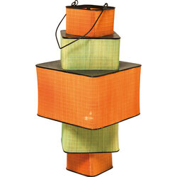 Kare Design - Артикул 33745 Kare Design - Фонарь для свечи Bamboo Step, коллекция Бамбуковые Ступеньки