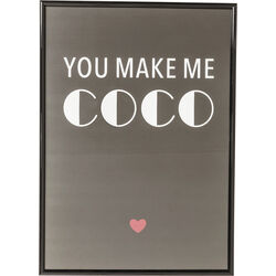 Kare Design - Артикул 60387 Kare Design - Картина в рамке You Make Me Coco, коллекция Ты делаешь меня Coco