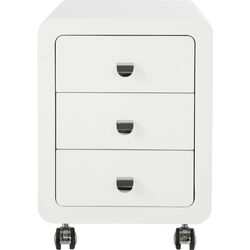 Kare Design - Артикул 75020 Kare Design - Тумба на колесиках White Club, коллекция Белый клуб