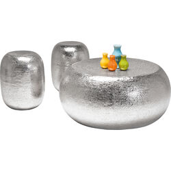 Kare Design - Артикул 77090 Kare Design - Столик кофейный + табурет Antico, коллекция Античный, количество предметов 3