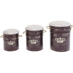 Kare Design - Артикул 80833 Kare Design - Пуф Royal, коллекция "Королевский", количество предметов 3