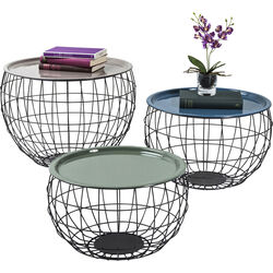 Kare Design - Артикул 81140 Kare Design - Столик кофейный La Costa, коллекция Морской берег, количество предметов 3