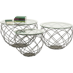 Kare Design - Артикул 82320 Kare Design - Столик кофейный Wire, коллекция Провода, количество предметов 3