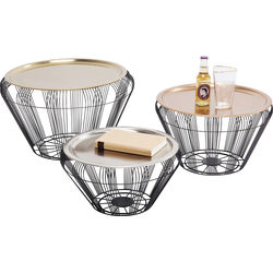 Kare Design - Артикул 83514 Kare Design - Столик кофейный Wire, коллекция Провода, количество предметов 3