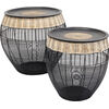 Столик приставной African Drums, коллекция Африканский барабан, количество предметов 2 Столик приставной African Drums, коллекция Африканский барабан, количество предметов 2