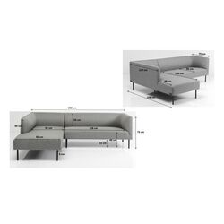 Kare Design - Диван угловой Misty, коллекция Туманный
 - фото 9